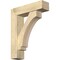 Ekena Millwork Imperial Block Rough Sawn Bracket w/ Offset Brace, Douglas Fir, 8"W x 30"D x 38"H BKT0806X30X38IMP05RDF - alternate 1